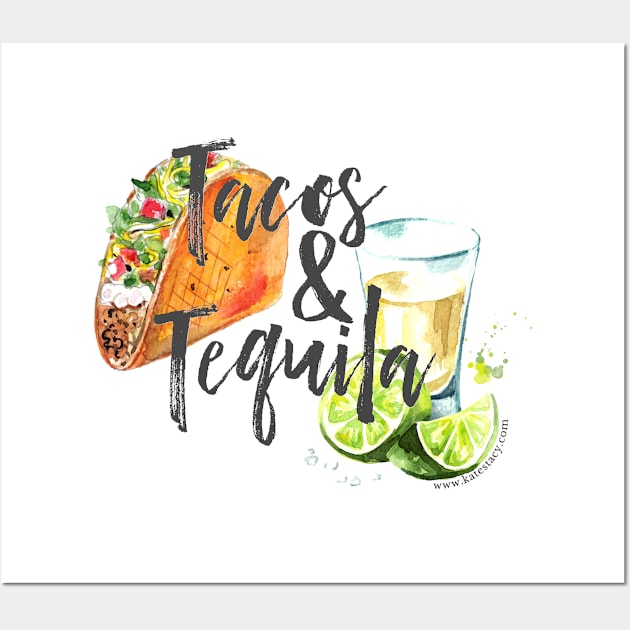 Tacos and Tequila Wall Art by Kate Stacy